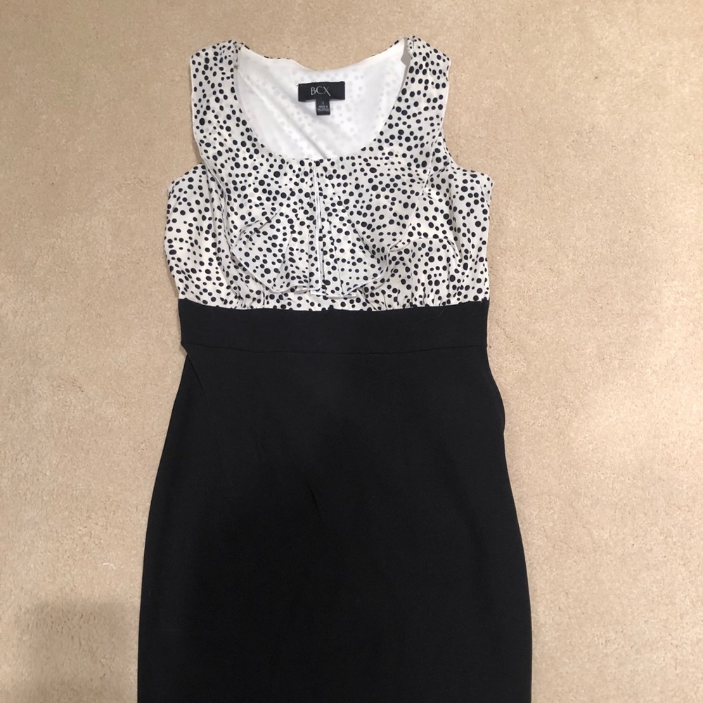 Black and white dress